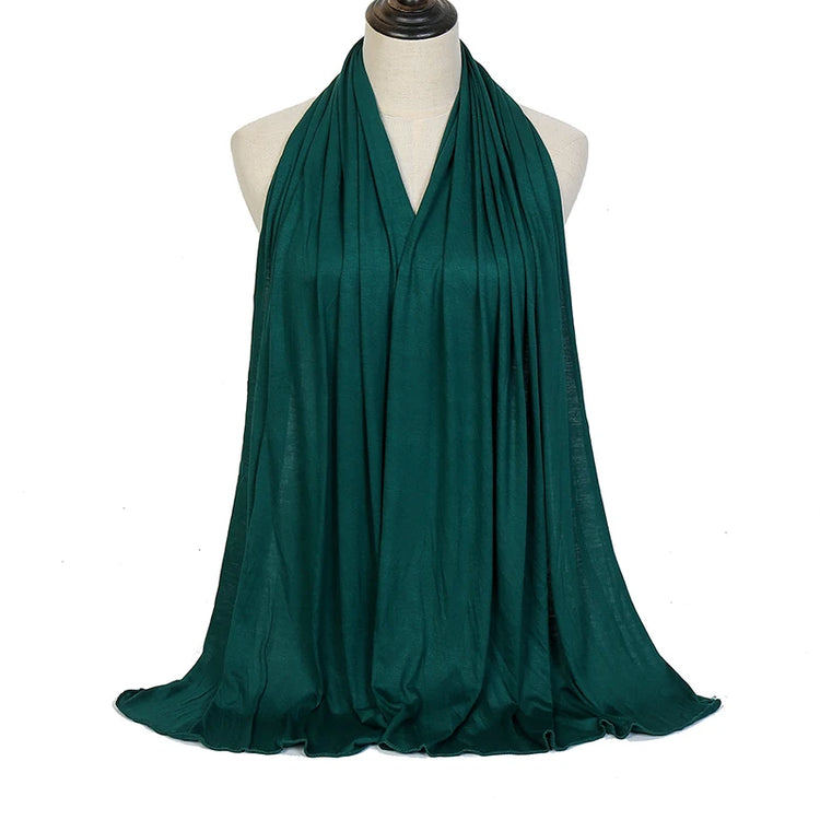 Premium Modal Cotton Jersey Hijab Scarf Long - Lena & Miles Exquisite Boutique LLC.