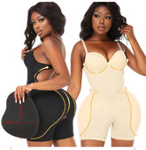 AfruliA Bodysuit Shapewear Padded Hip Enhancer Bra Cushion Butt Lifter Sexy Back Body Shaper Jumpsuits Fajas Colombianas Girdles - Lena & Miles Exquisite Boutique LLC.