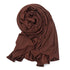 Easy To Wear Jersey Hijab Scarf Solid Color - Lena & Miles Exquisite Boutique LLC.