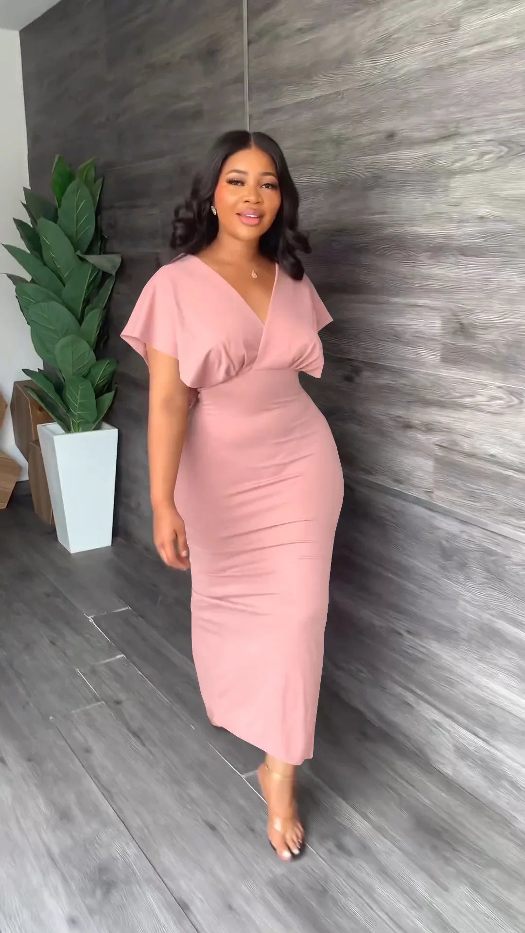 CM.YAYA Vintage Women Batwing Short Sleeve - Lena & Miles Exquisite Boutique LLC.