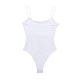 TRAF White Black Body Woman 2024 Sleeveless Tight Bodysuit Lingerie Sexy Woman Bodys Bodycon Backless Bodysuit Women Summer Tops - Lena & Miles Exquisite Boutique LLC.