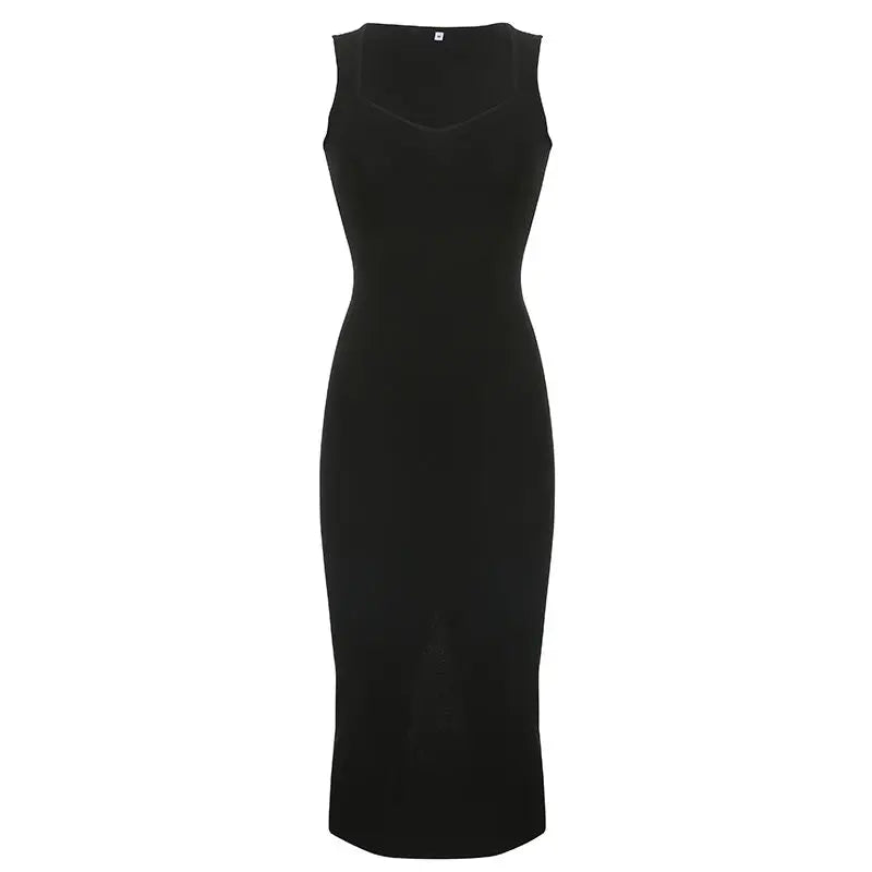 Temperament Square Neck Long Dress - Lena & Miles Exquisite Boutique LLC.