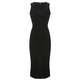 Temperament Square Neck Long Dress - Lena & Miles Exquisite Boutique LLC.