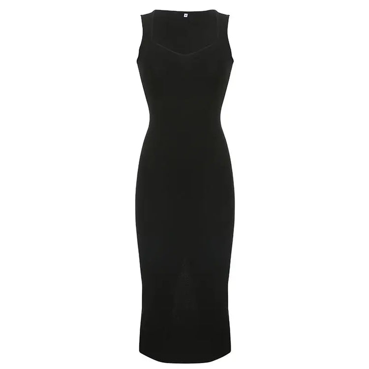 Temperament Square Neck Long Dress - Lena & Miles Exquisite Boutique LLC.