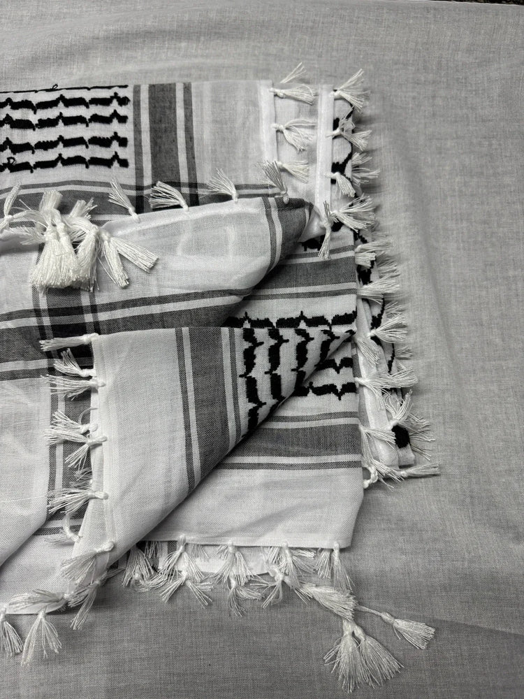 Traditional Woven Keffiyeh,Cotton Hijab Shawl Stylish Unisex Shemagh Scarf Versatileand Fashionable Arab Headscarf - Lena & Miles Exquisite Boutique LLC.