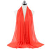 Women Muslim Chiffon Hijab Shawls Scarf Modal Cotton Jersey Hijabs Plain Soft For Woman Muslim Voile Head Wraps 70*180cm Islamic - Lena & Miles Exquisite Boutique LLC.