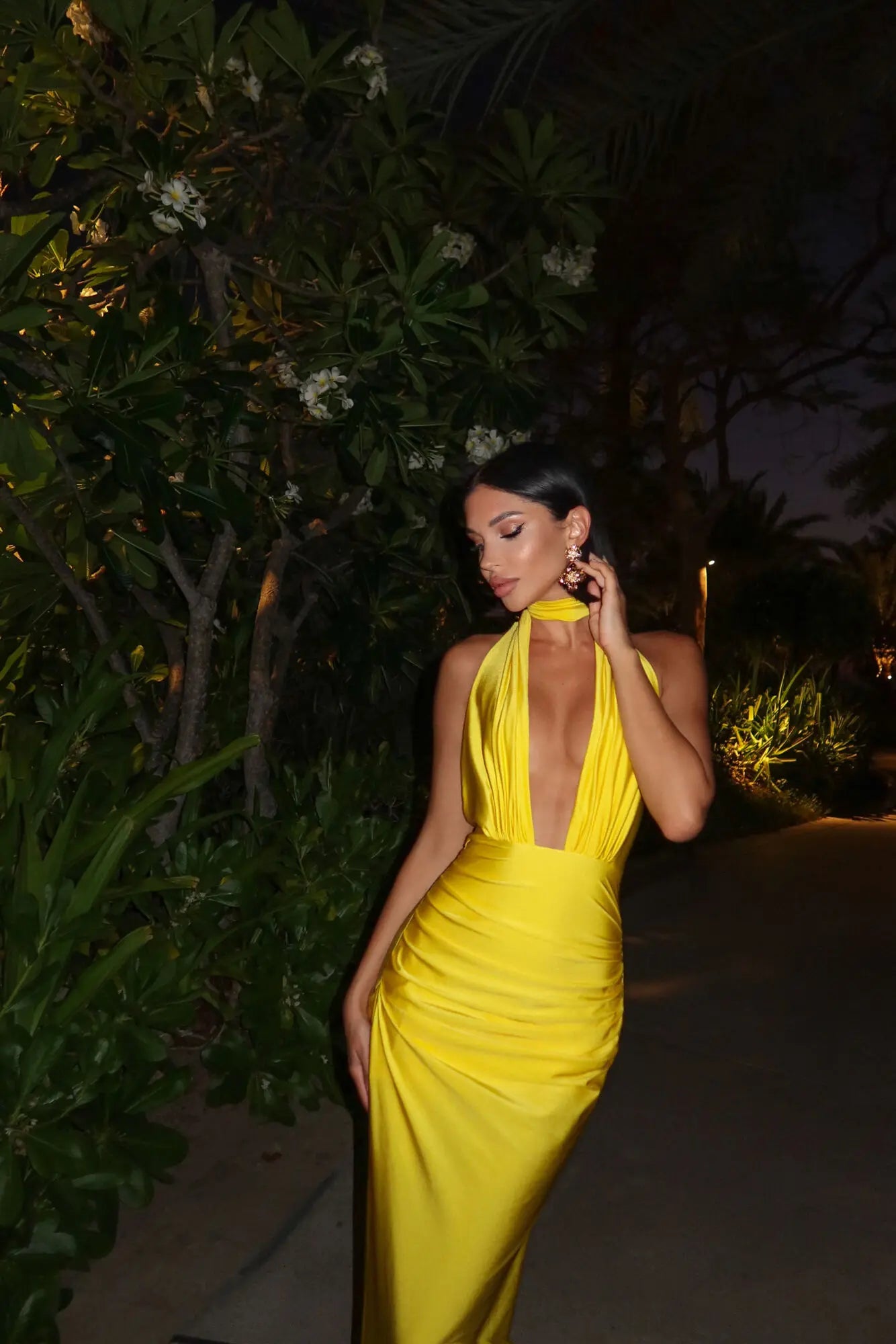 Articat Elegant Spaghetti Strap Satin Bodycon - Lena & Miles Exquisite Boutique LLC.