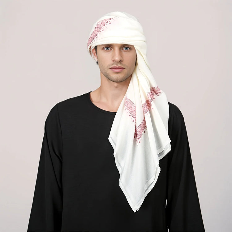 2025 Trendy Ethnic Prayer Scarf - Men&