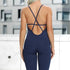 Women Yoga Jumpsuit Backless Workout Catsuit Bodysuit Sleeveless Gym Bodycon Romper Sportswear Fitness Yoga Suit Sexy Sport Set - Lena & Miles Exquisite Boutique LLC.