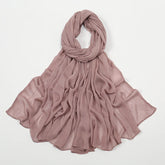 Shawls Solid Headscarf Wraps Big Size Plain Islam - Lena & Miles Exquisite Boutique LLC.