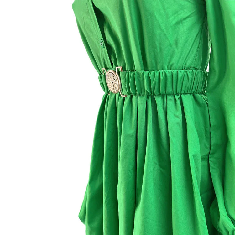 CM.YAYA Long Sleeve with Belt Single Breasted - Lena & Miles Exquisite Boutique LLC.