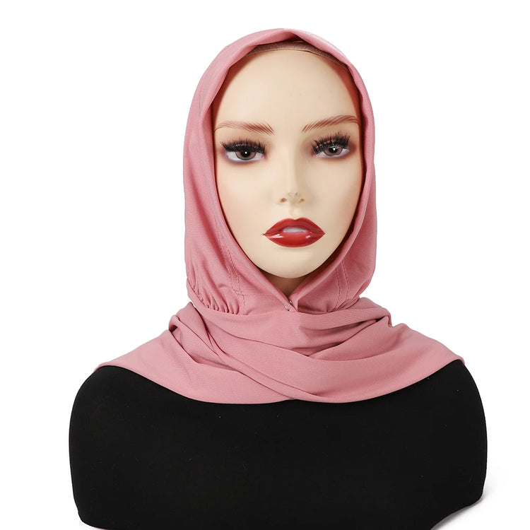 Ready To Wear Fastener Instant Hijab for Muslim - Lena & Miles Exquisite Boutique LLC.