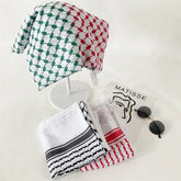 Fashion Printed Cotton Headscarf Middle East Dubai Türkiye Headband Muslim Women Hijab Islam Scarf Female Long Turban - Lena & Miles Exquisite Boutique LLC.