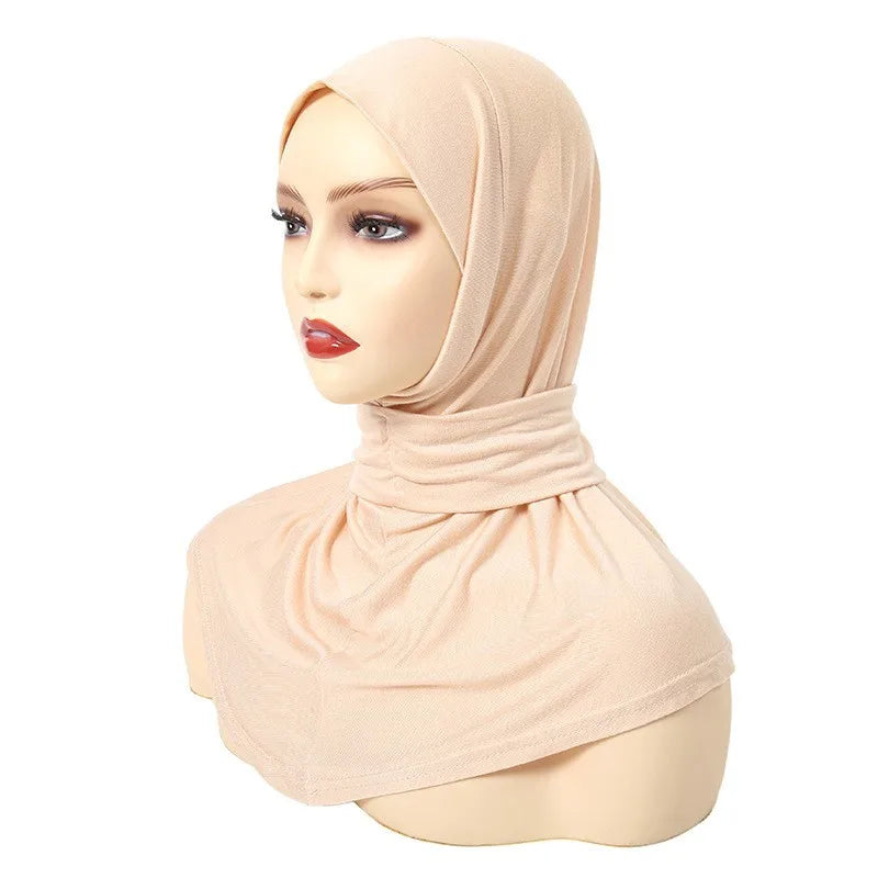 Classical Islam Women Ready To Wear Snap Fastener Hijabs For Woman Full Cover Head Wraps Scarf Turban Caps Turbante Mujer - Lena & Miles Exquisite Boutique LLC.