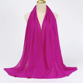 Muslim Chiffon Hijab Scarf Women Long Solid - Lena & Miles Exquisite Boutique LLC.