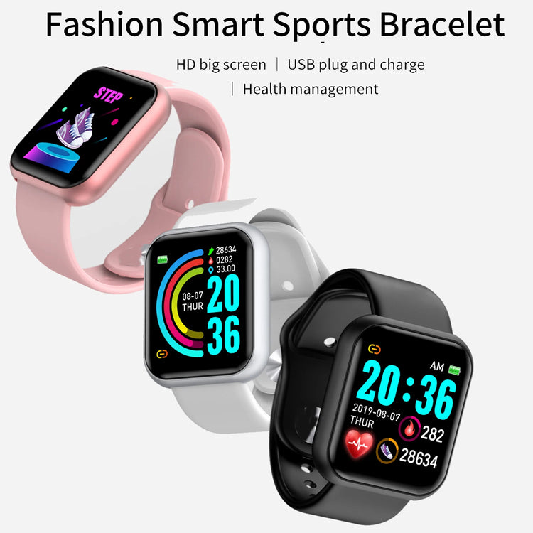 Smart Watch For Women Men Wristwatch Bluet - Lena & Miles Exquisite Boutique LLC.