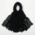 New Arrival Crinkle Rayon Hijab Women Muslim Scarf Shawls Solid Headscarf Wraps Big Size Plain Islamic Turban Headbands Foulard - Lena & Miles Exquisite Boutique LLC.