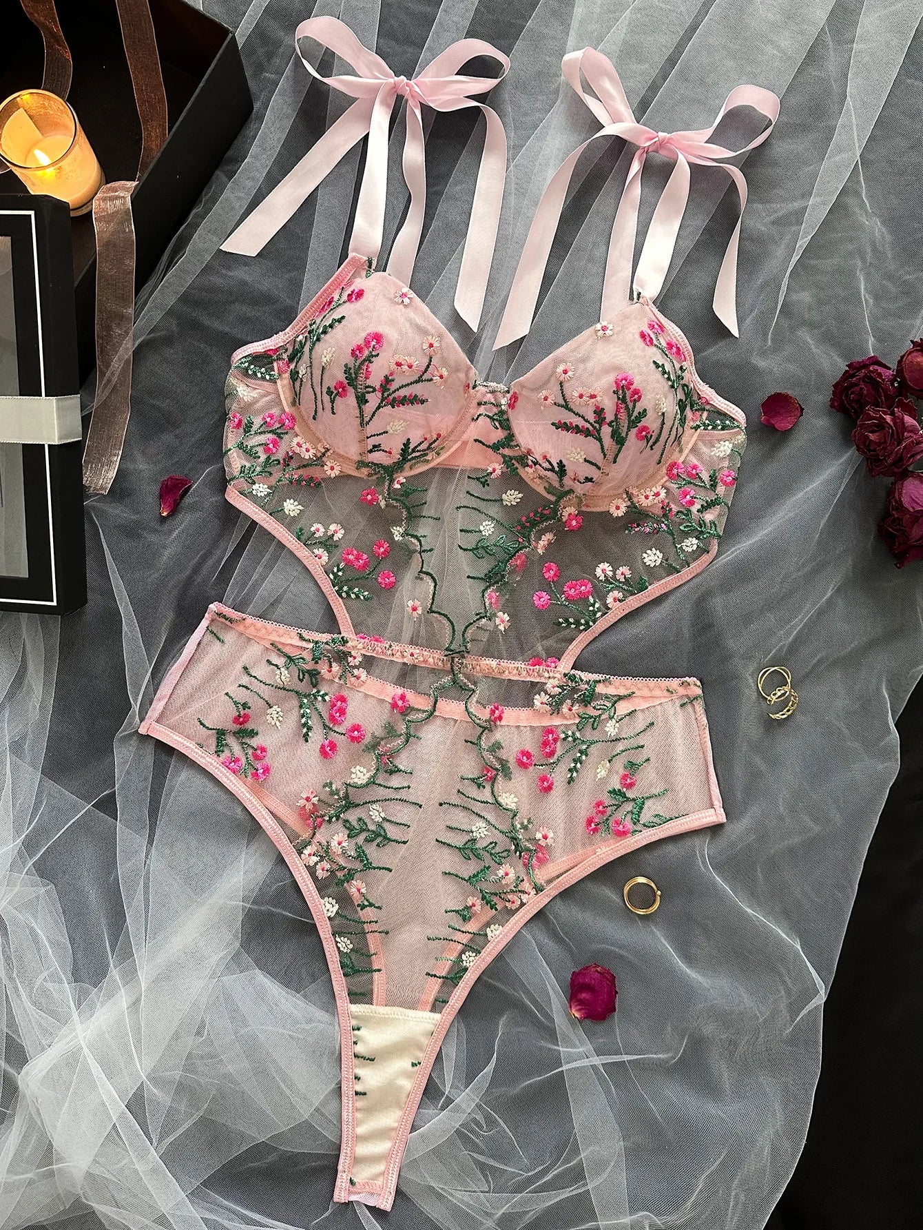 Lingerie for Ladies Bra and Panties Set - Lena & Miles Exquisite Boutique LLC.