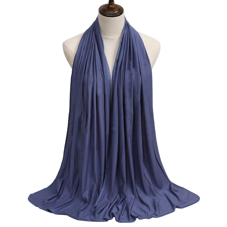 2023 New Modal Cotton Jersey Hijab Scarf Long - Lena & Miles Exquisite Boutique LLC.