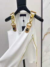 VGH American Retro Streetwear Tops for Women Square Collar Sleevelesss Patchwork Metal Buckle Waistcoat Female Summer Clothing - Lena & Miles Exquisite Boutique LLC.