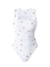 Summer New Fashion Square Collar Solid Color Sleeveless Bodysuit High Waist Sexy Tight Women&