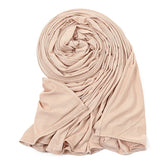 Easy To Wear Jersey Hijab Scarf Solid Color - Lena & Miles Exquisite Boutique LLC.