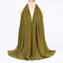 Muslim Chiffon Hijab Scarf Women Long Solid - Lena & Miles Exquisite Boutique LLC.