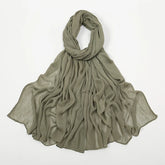 New Crinkle Rayon Hijab For Women Muslim Scarf - Lena & Miles Exquisite Boutique LLC.