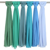 Ramadan Muslim Chiffon Hijabs For Woman Plain - Lena & Miles Exquisite Boutique LLC.