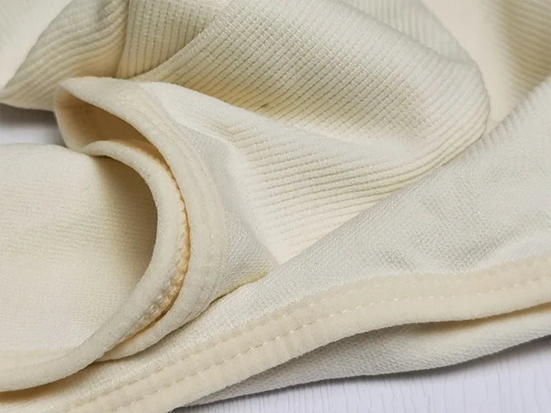 GUUDIA Open Crotch Big U Neck Seamless Bodysuit Long Sleeve Spandex Elastic Body Suit Shapewear Tummy Control Waist Shapers - Lena & Miles Exquisite Boutique LLC.