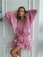 Tornova Fashion Ruffled Mini Dress - Lena & Miles Exquisite Boutique LLC.