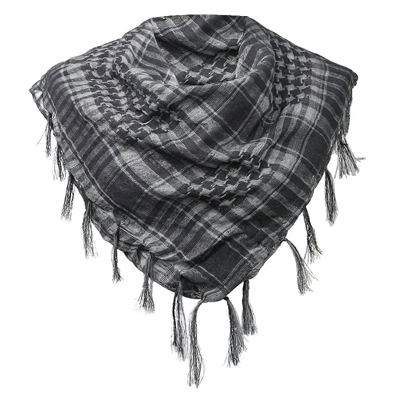 Winter Scarf Plaid Hijab Bandana Hiking Scarves - Lena & Miles Exquisite Boutique LLC.