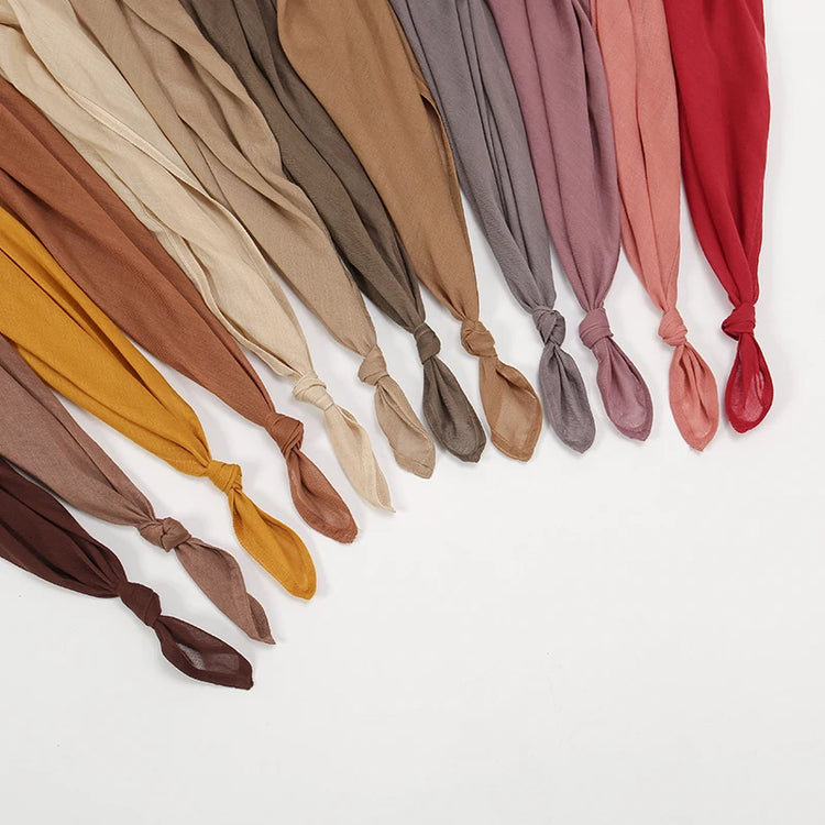 Muslim Modal Hijab Rayon Cotton Shawls - Lena & Miles Exquisite Boutique LLC.