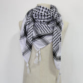 Hunting Arab Keffiyeh Shemagh Scarf Cotton Winter Shawl Neck Warmer Cover Head Wrap Windproof Outdoor Camping Scarf Men Women - Lena & Miles Exquisite Boutique LLC.