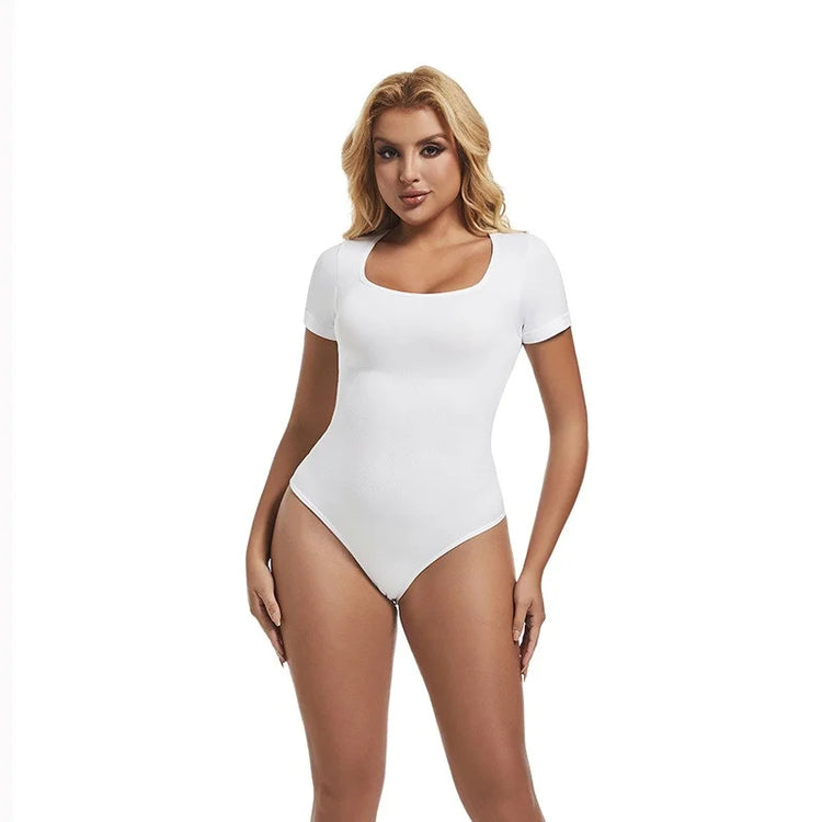 GUUDIA Short Sleeve Open Crotch Big U - Lena & Miles Exquisite Boutique LLC.