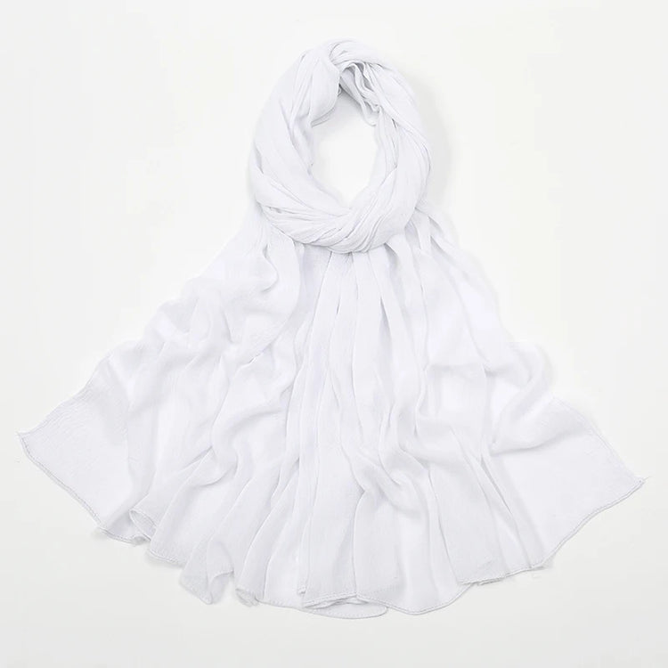 New Crinkle Rayon Hijab For Women Muslim Scarf - Lena & Miles Exquisite Boutique LLC.