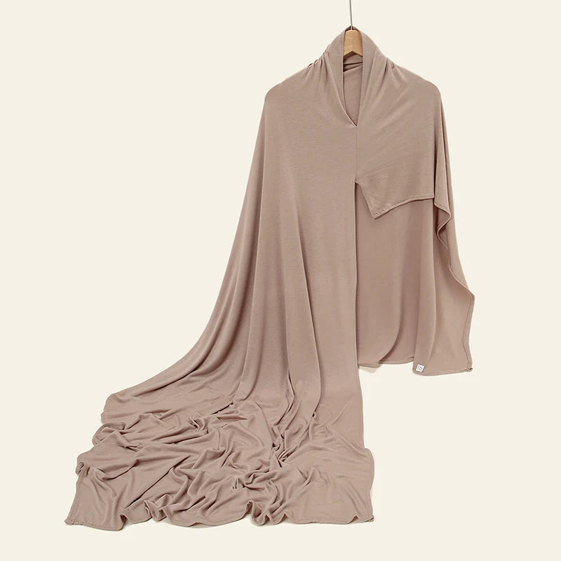 Fashion Modal Jersey Hijab Instant Scarf Muslim - Lena & Miles Exquisite Boutique LLC.