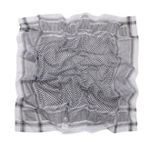 New Arab Shemagh Muslim Keffiyeh Head Wrap Tactical Desert Head Neck Scarf Military Shawl Arabic Scarf Headwear with Agal Rope - Lena & Miles Exquisite Boutique LLC.