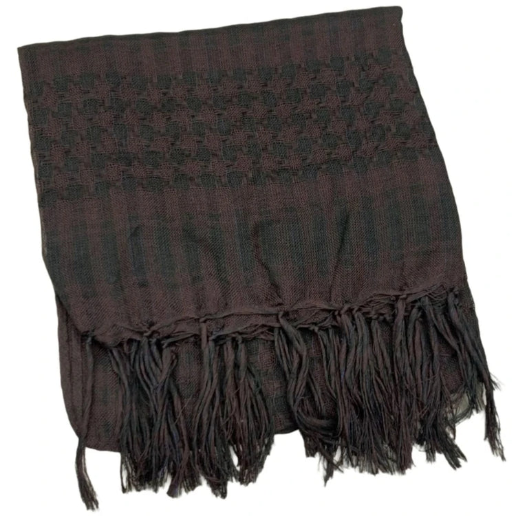 Classical Headwrap Shemagh Scarf for Sun Protections Arab Keffiyeh Headscarf Arabian Dubai Headcover Ethnic Hijab Shawl - Lena & Miles Exquisite Boutique LLC.