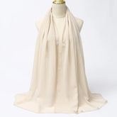 Muslim Chiffon Hijab Scarf Women Long Solid - Lena & Miles Exquisite Boutique LLC.