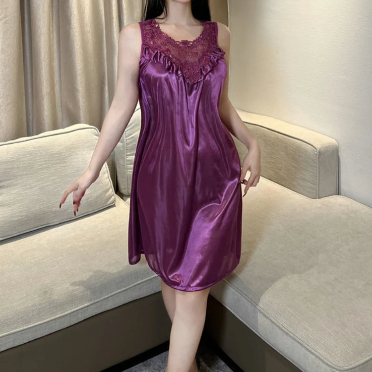 Women Loose Casual Purple Lace Long Dress - Lena & Miles Exquisite Boutique LLC.