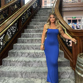 Mozision Spaghetti Strap Backless Bodycon - Lena & Miles Exquisite Boutique LLC.