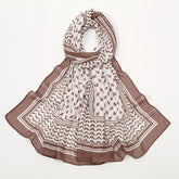 Hot Arab Chiffon Scarf Women Muslim Hijab Islamic Scarves Shawl Printed Arab Long Prayer Scarf Breathable Uae Plaid Long Scarf - Lena & Miles Exquisite Boutique LLC.