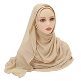 Muslim Modal Hijab Rayon Cotton Shawls - Lena & Miles Exquisite Boutique LLC.