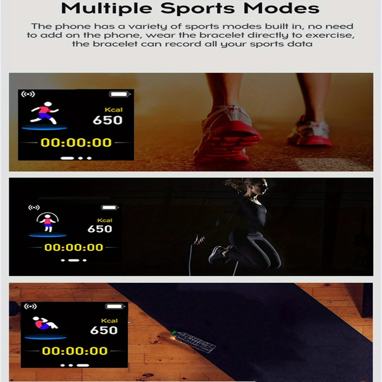 Smart Watch For Women Men Wristwatch Bluet - Lena & Miles Exquisite Boutique LLC.