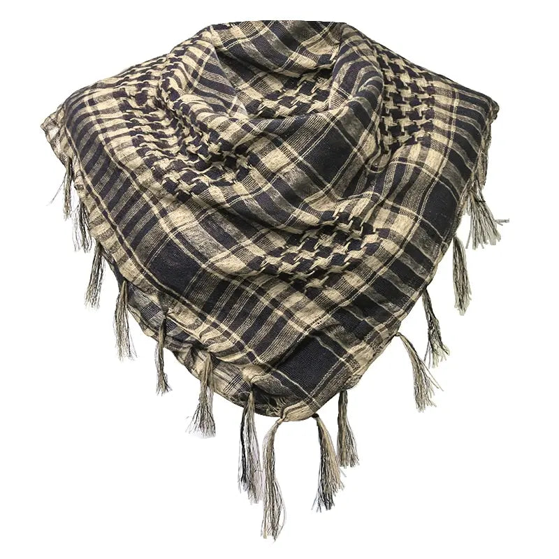 Winter Scarf Plaid Hijab Bandana Hiking Scarves - Lena & Miles Exquisite Boutique LLC.