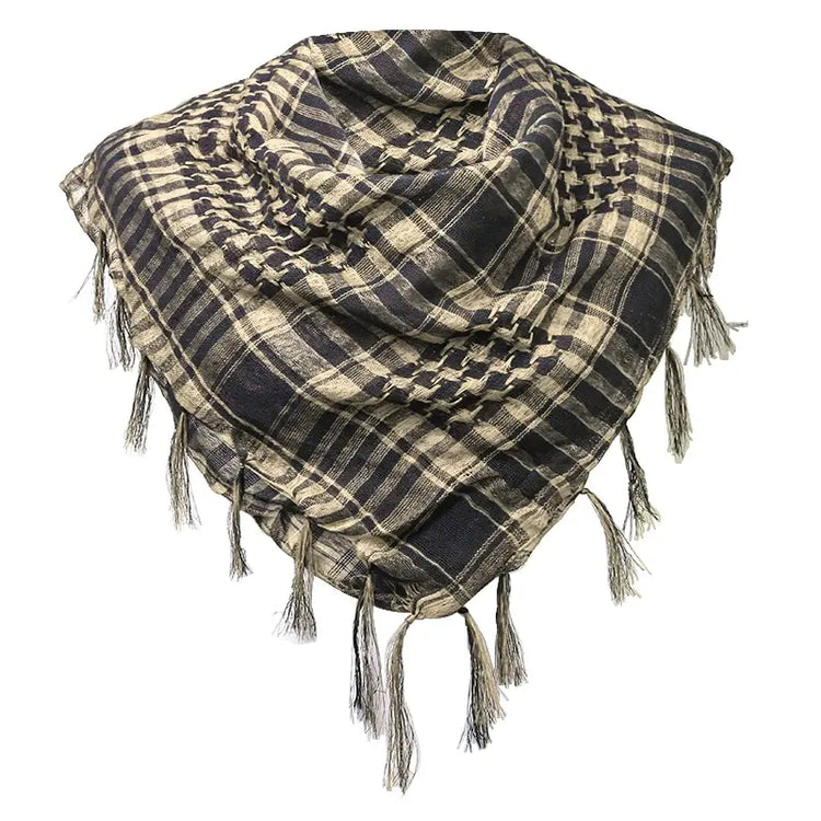 Winter Scarf Plaid Hijab Bandana Hiking Scarves - Lena & Miles Exquisite Boutique LLC.