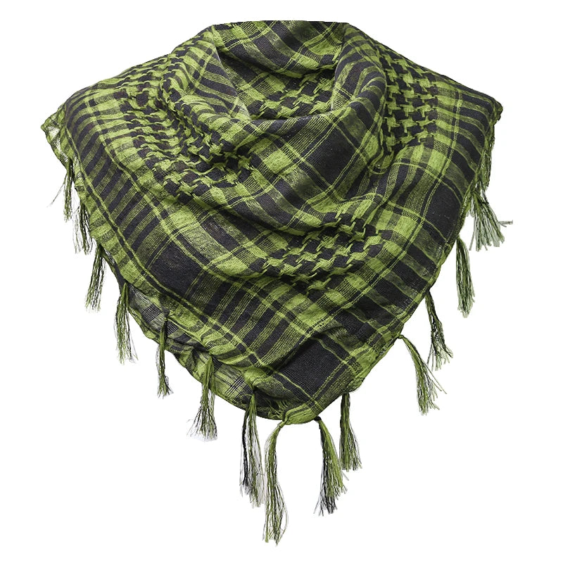 Winter Scarf Plaid Hijab Bandana Hiking Scarves - Lena & Miles Exquisite Boutique LLC.
