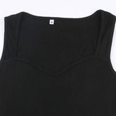 Temperament Square Neck Long Dress - Lena & Miles Exquisite Boutique LLC.