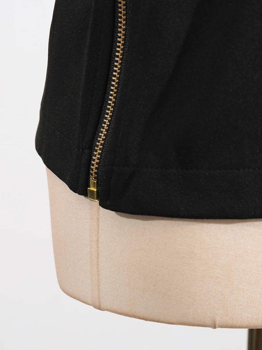 VGH American Retro Streetwear Tops for Women Square Collar Sleevelesss Patchwork Metal Buckle Waistcoat Female Summer Clothing - Lena & Miles Exquisite Boutique LLC.